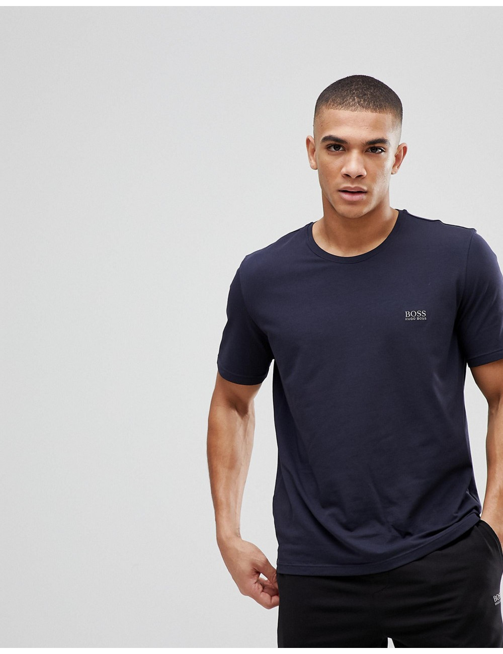 BOSS Bodywear t-shirt in navy