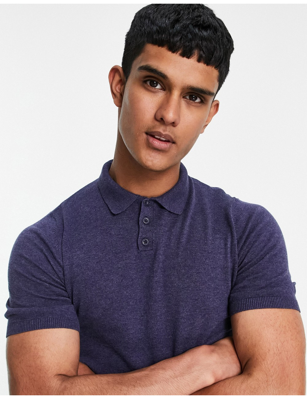 ASOS DESIGN knitted muscle...