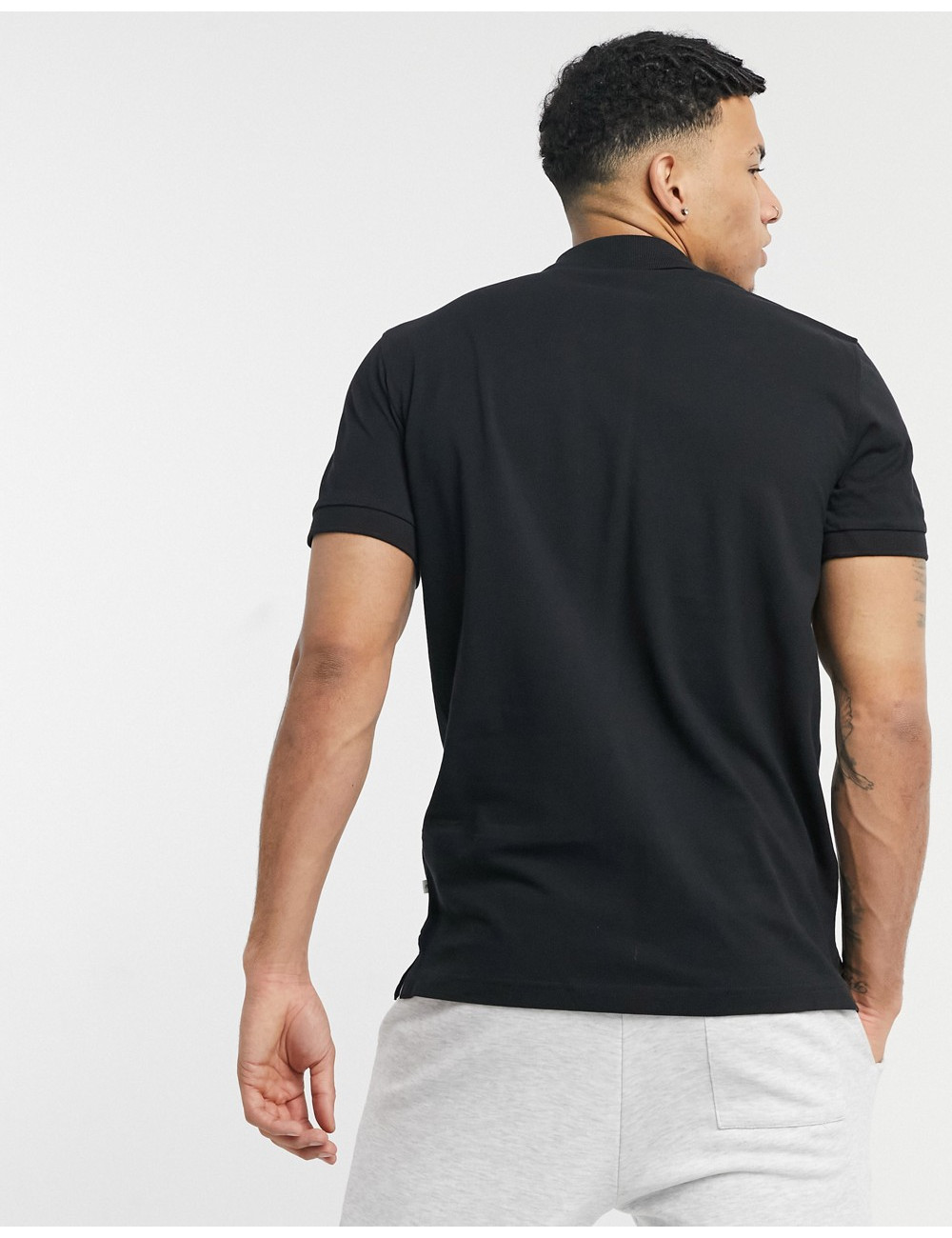 Selected Homme polo in black