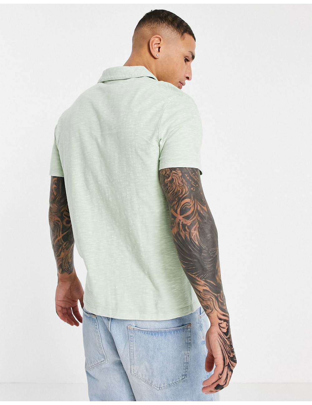 ASOS DESIGN polo t-shirt in...