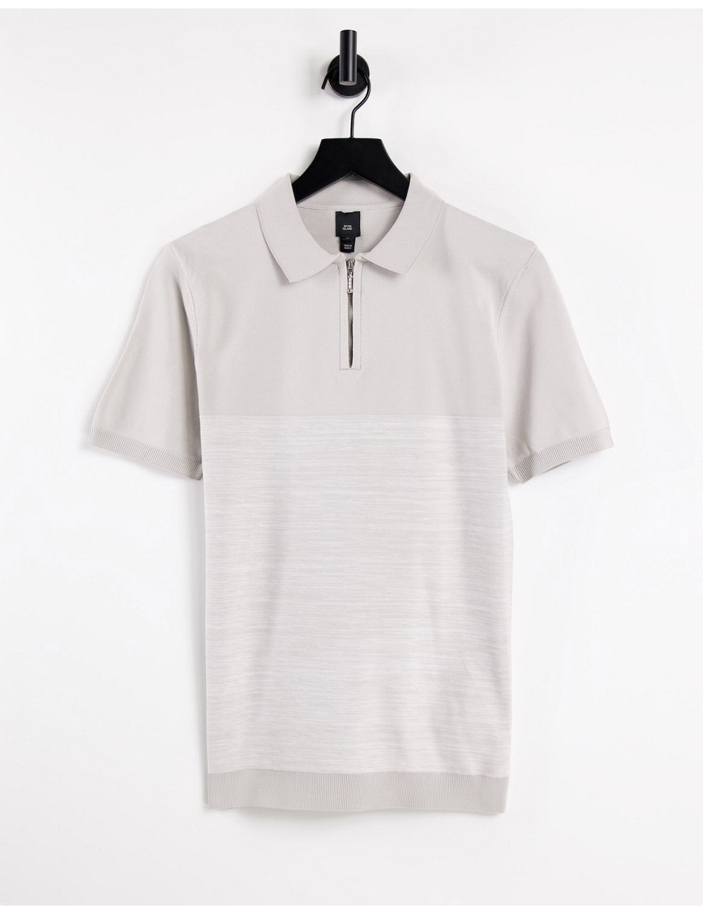 River Island knitted polo...