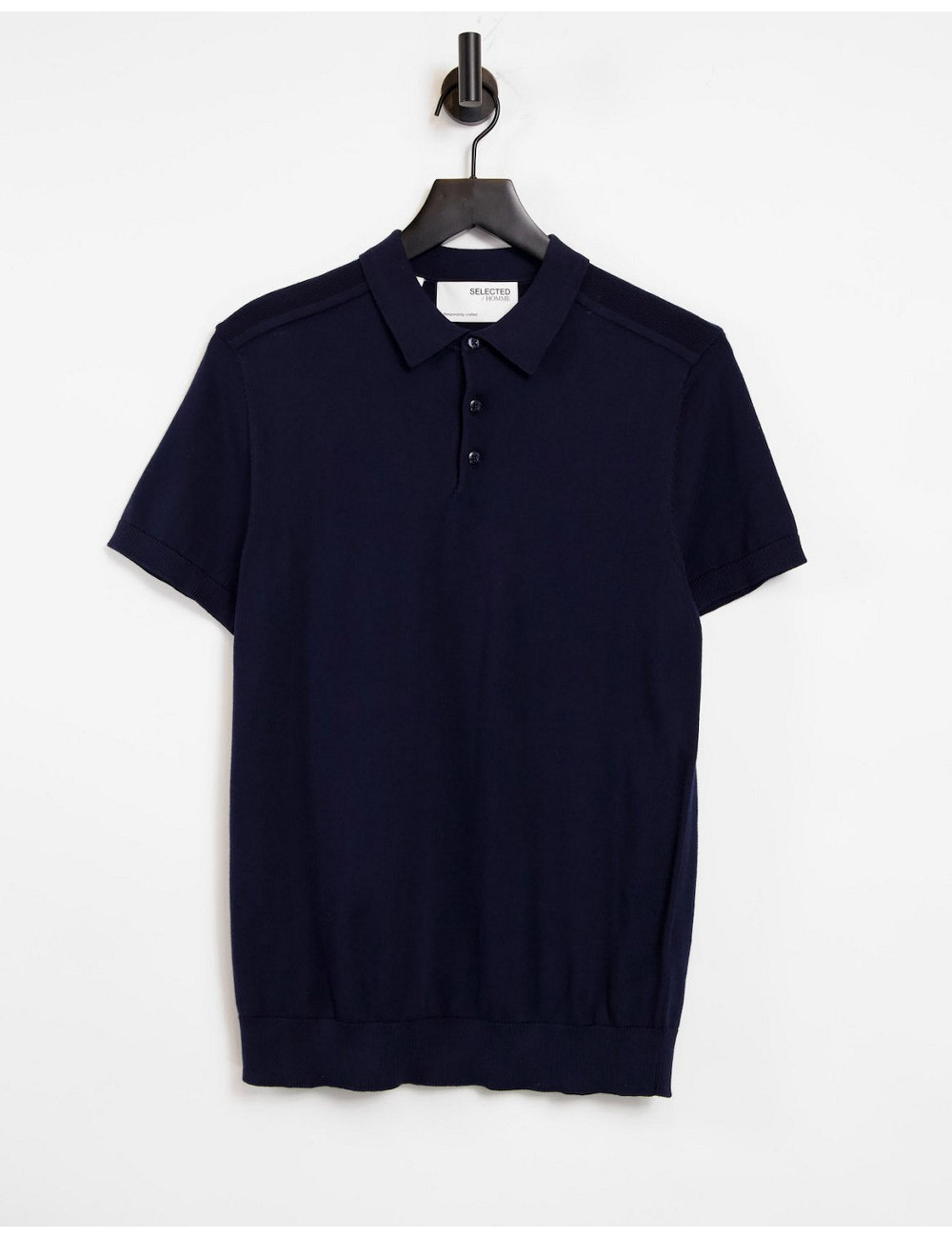 Selected Homme knitted polo...