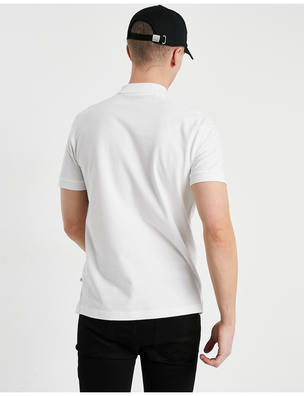 Selected Homme polo in white