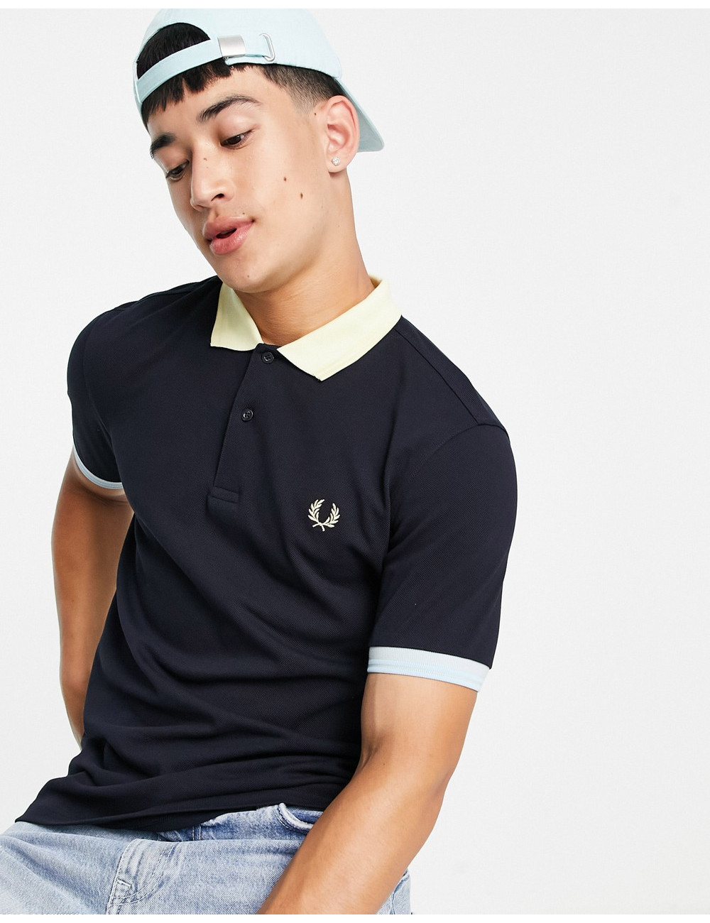 Fred Perry contrast trim...