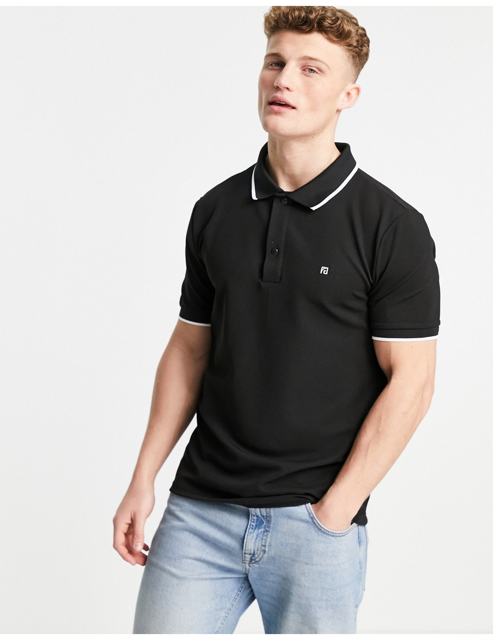 River Island slim fit polo...