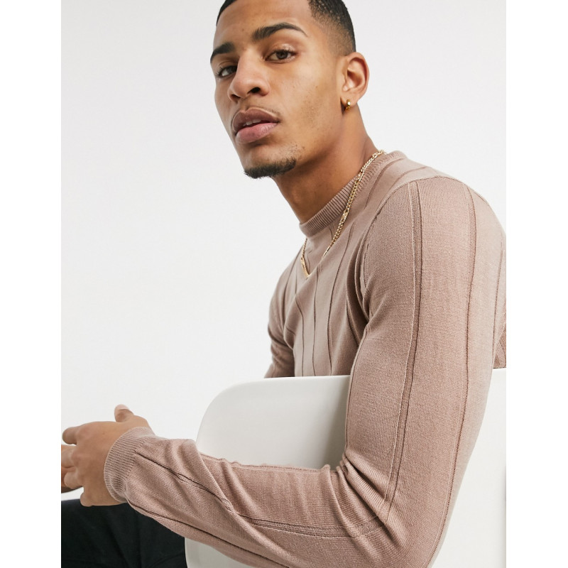 ASOS DESIGN knitted wide...