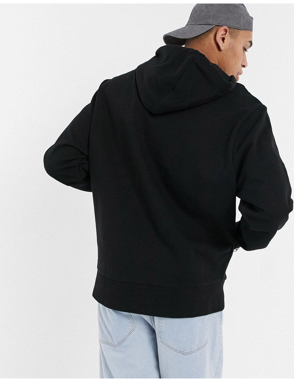 COLLUSION hoodie in black