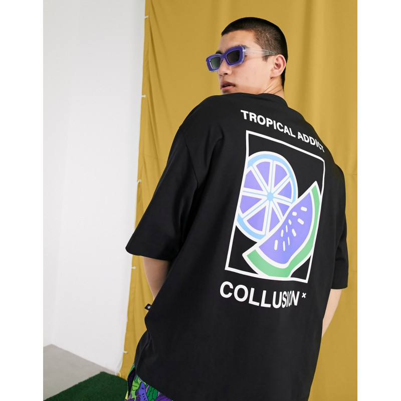 COLLUSION oversized t shirt...