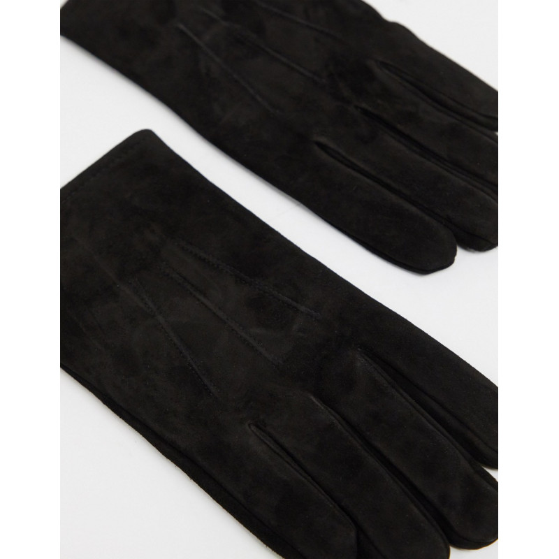ASOS DESIGN gloves in black...