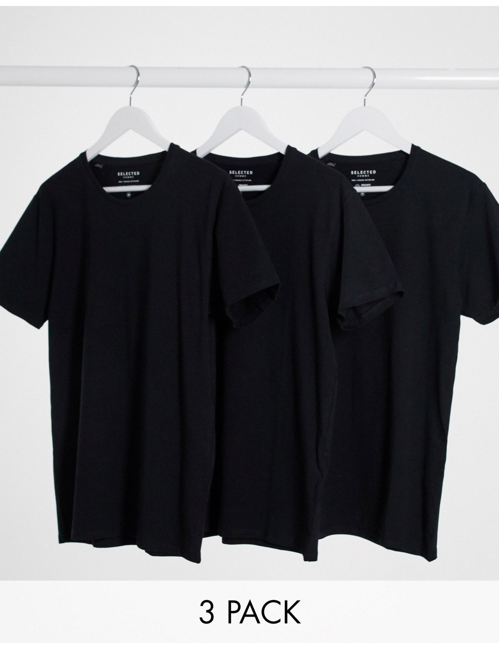 Selected Homme 3 pack crew...