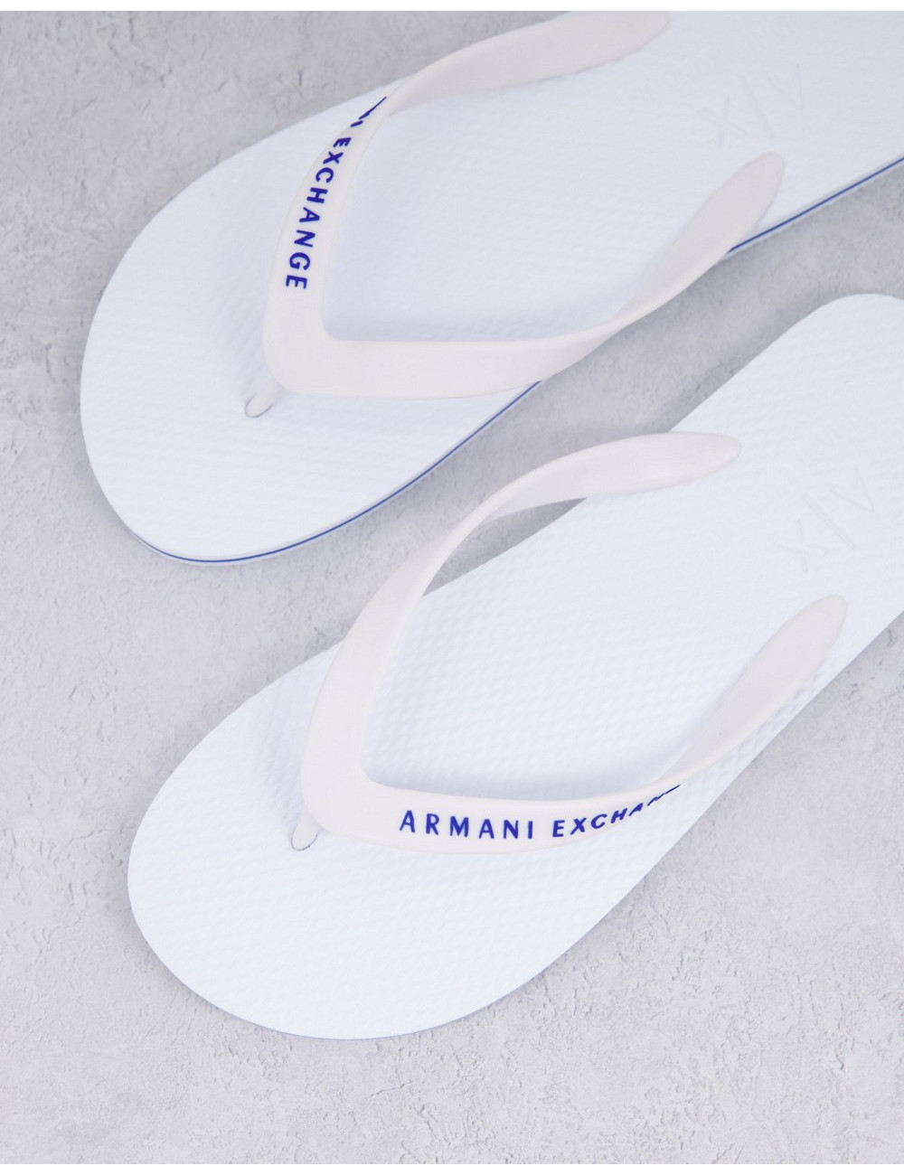 Armani Exchange flip flops...