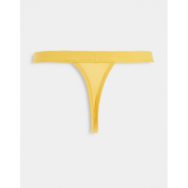 ASOS DESIGN thong in yellow