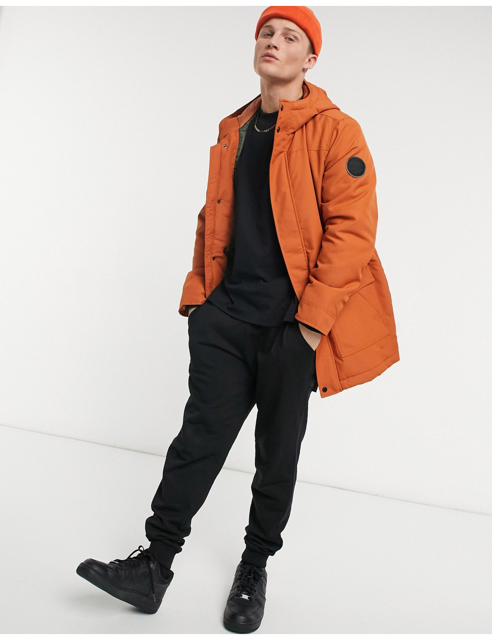 Only & Sons parka jacket in...