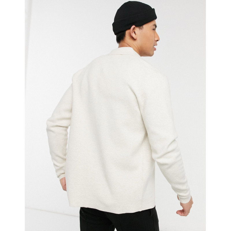 Selected Homme knitted zip...