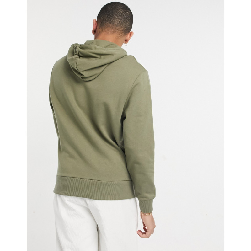 COLLUSION hoodie in khaki