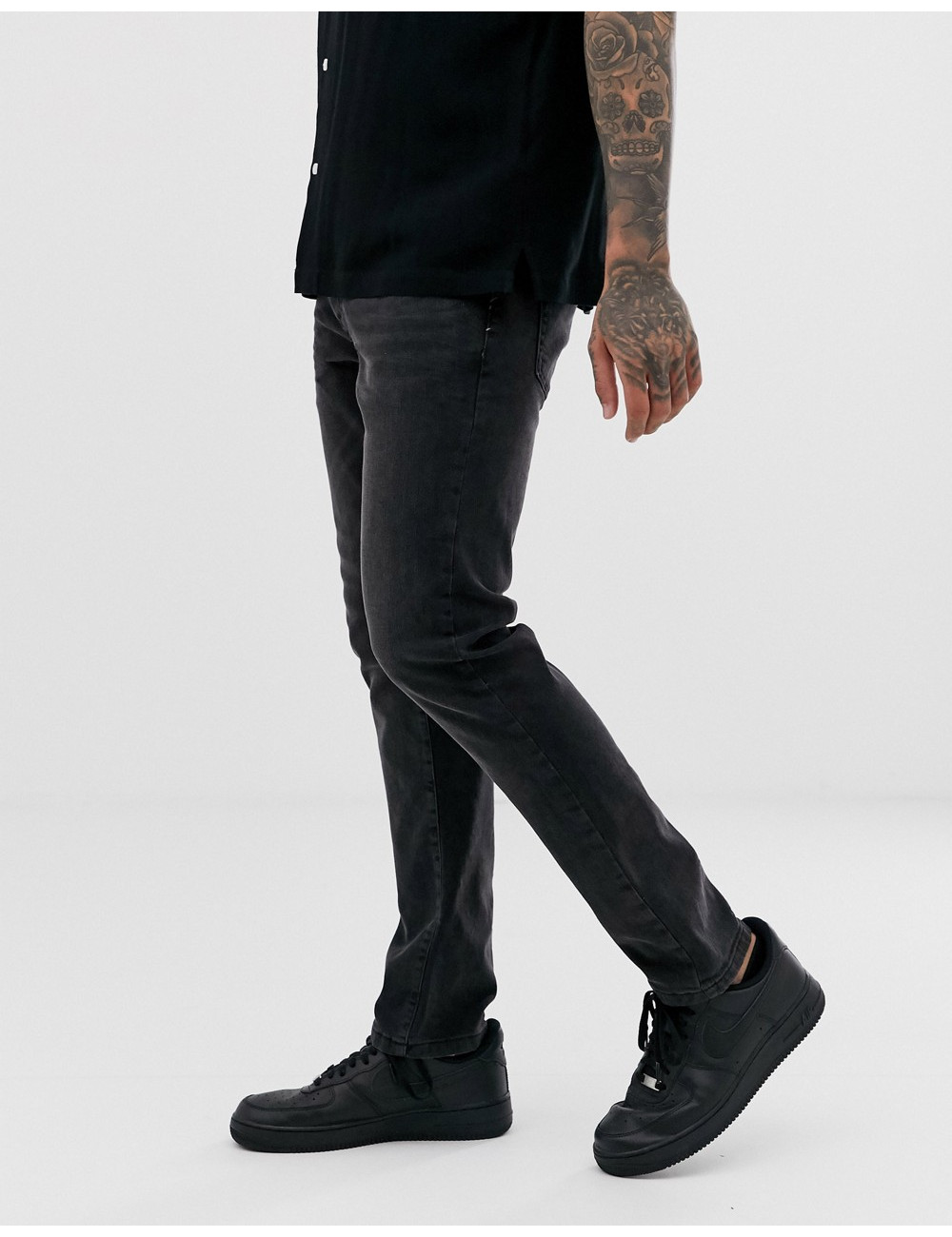 Topman slim jeans in washed...