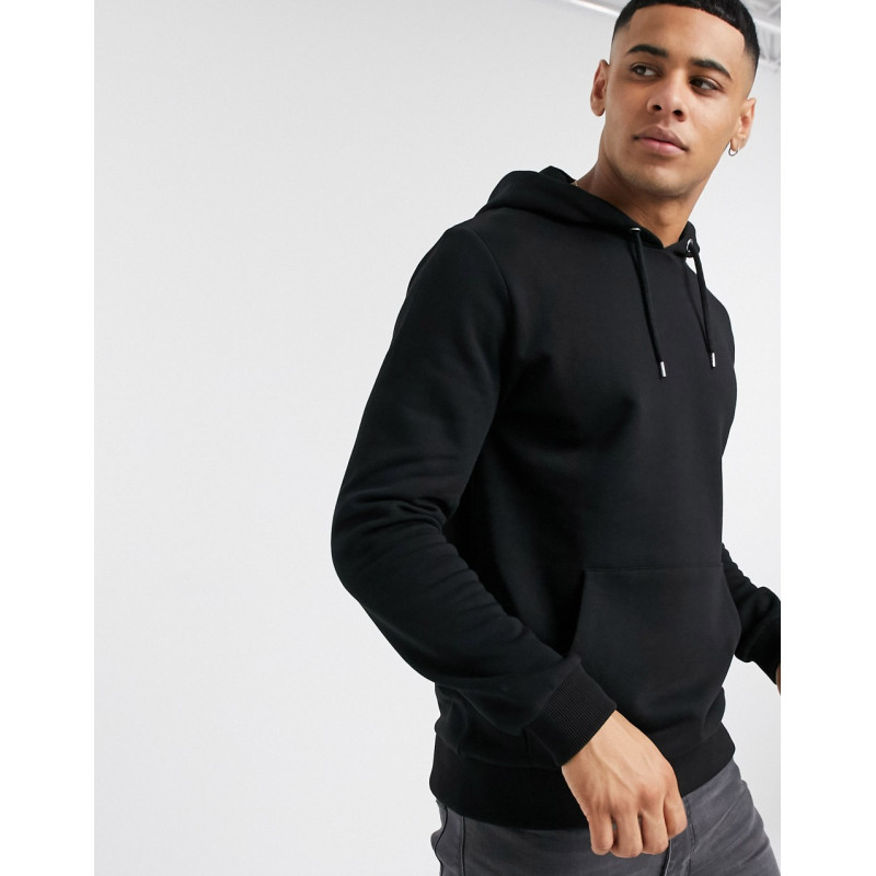 ASOS DESIGN hoodie in black