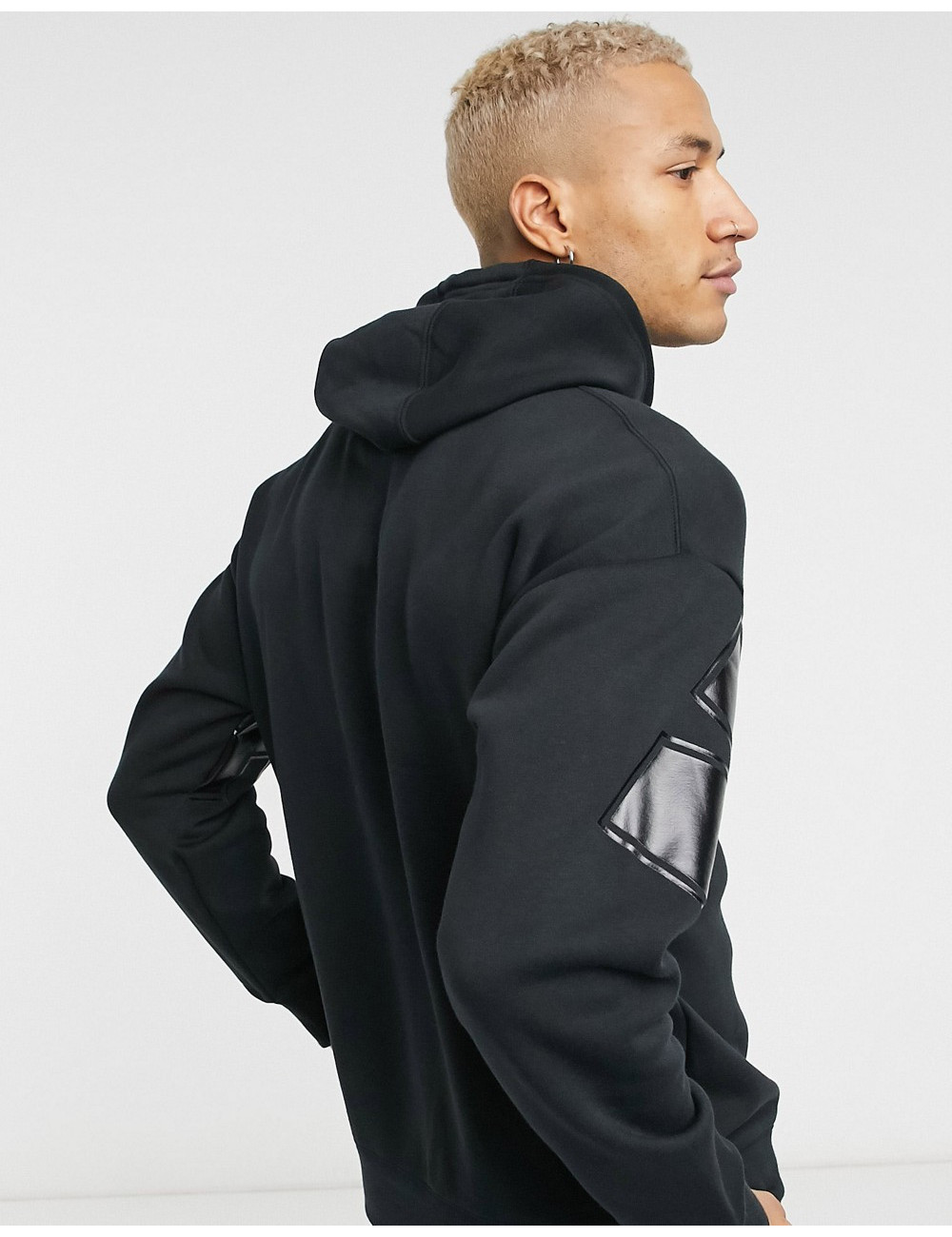 Nike fleece hoodie in black