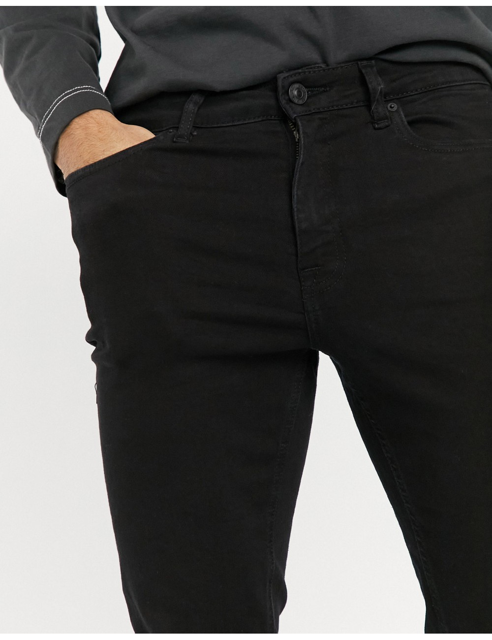 New Look skinny jeans in black