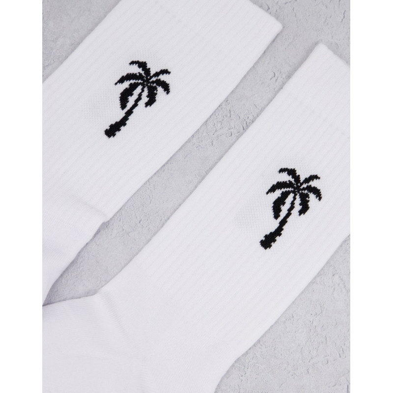 ASOS DESIGN palm tree ankle...