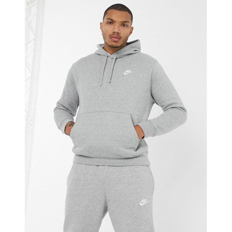 Nike Club hoodie in grey
