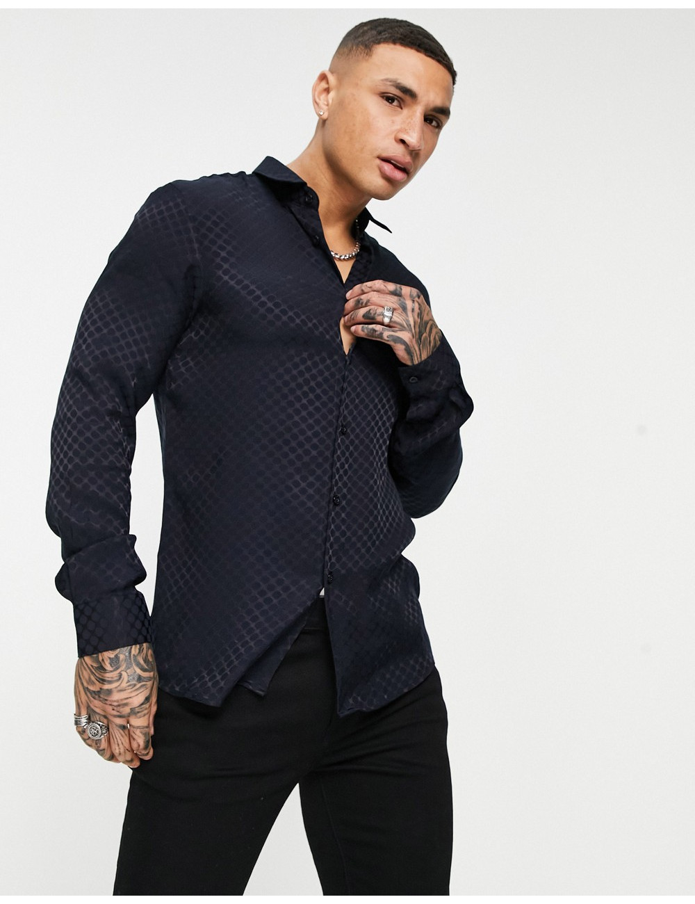 Twisted Tailor shirt with...