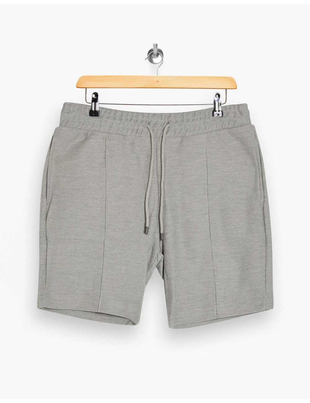 Topman twill shorts in grey