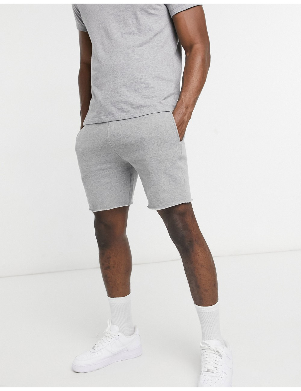 Topman dry shorts in grey