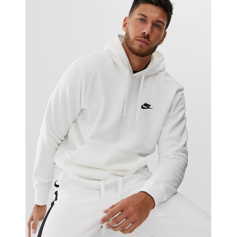 Nike Club hoodie in white