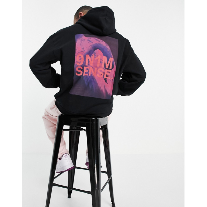 9N1M SENSE hoodie with back...