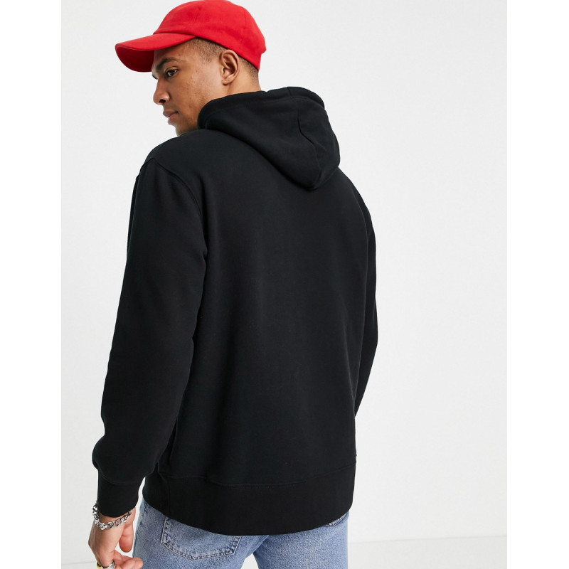 Topman hoodie in black