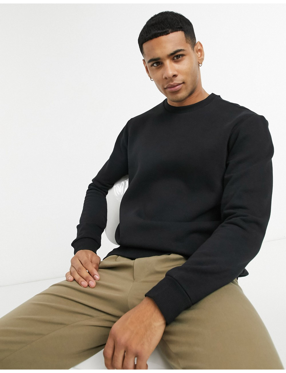 Only & Sons sweat in black
