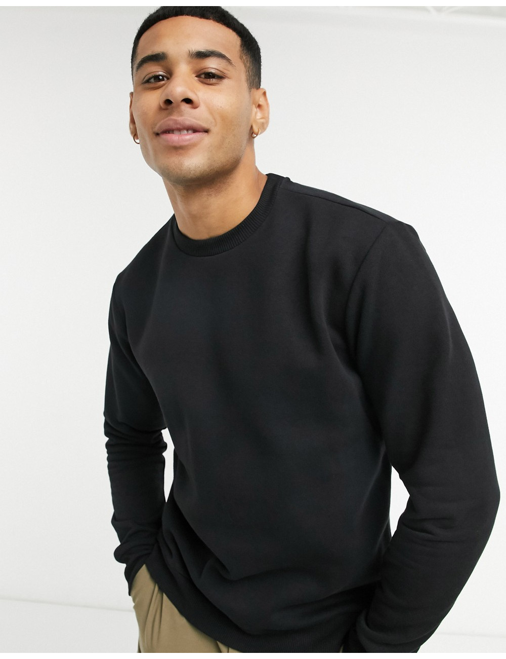 Only & Sons sweat in black