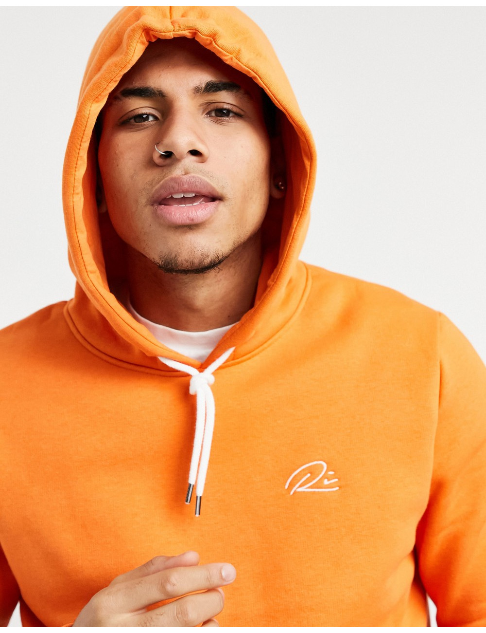 River Island hoodie in orange