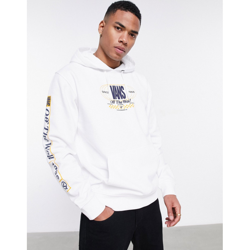 Vans Frequency hoodie in white