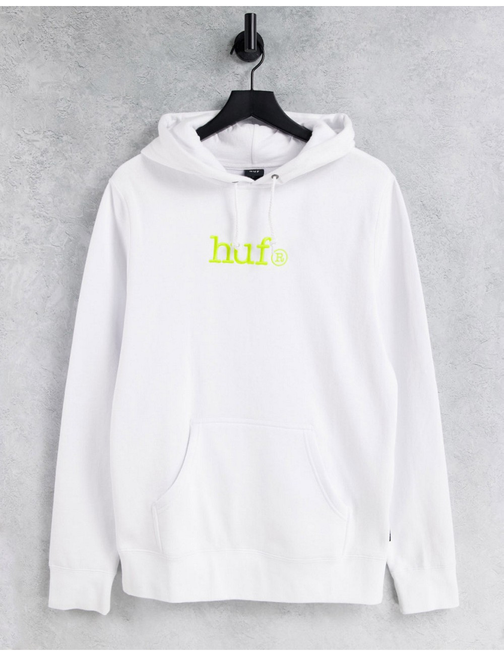 HUF type hoodie in white