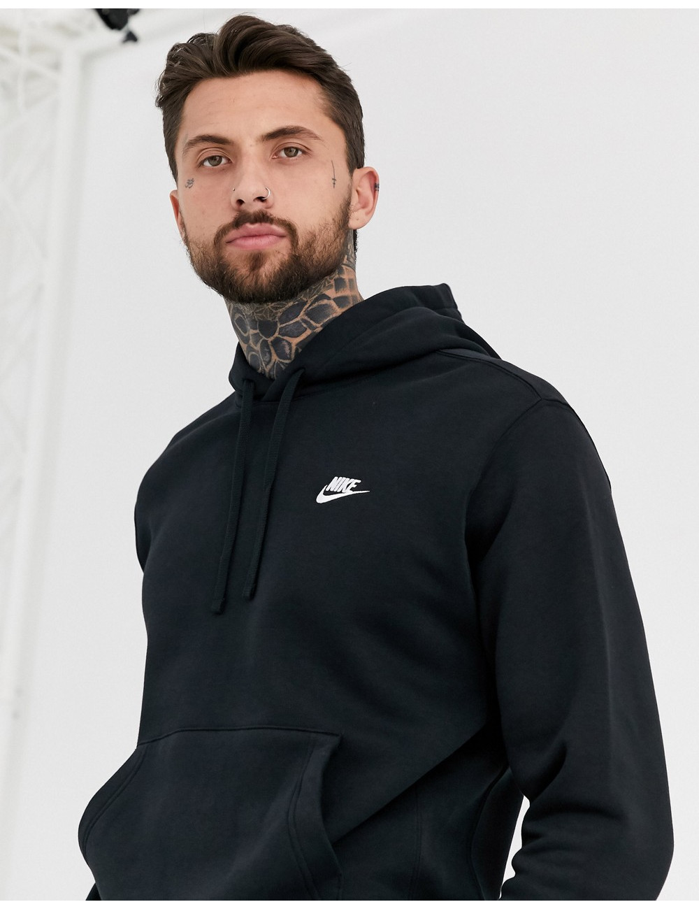 Nike Club hoodie in black