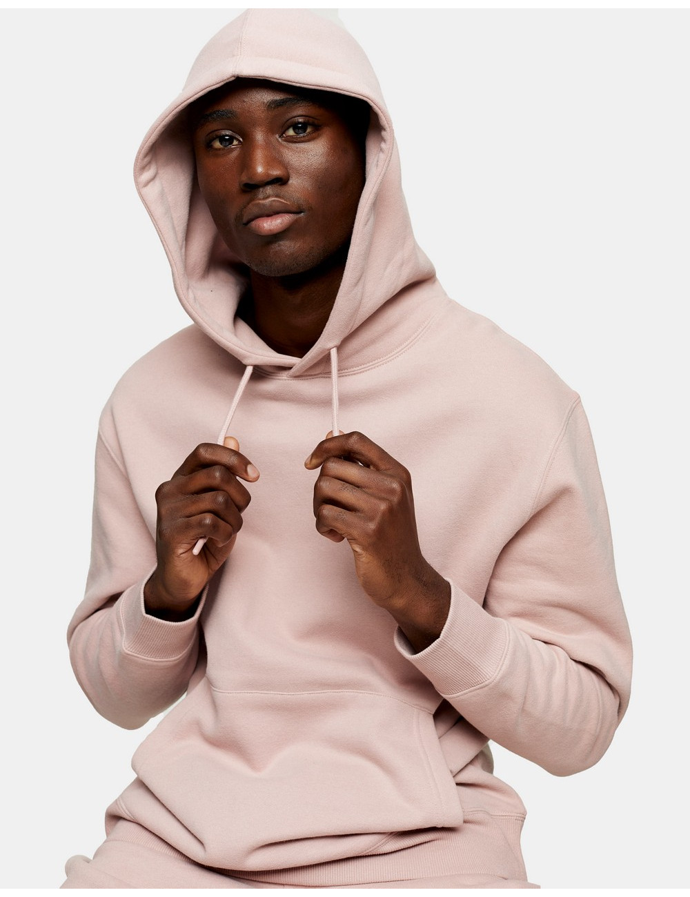 Topman co-ord hoodie in pink