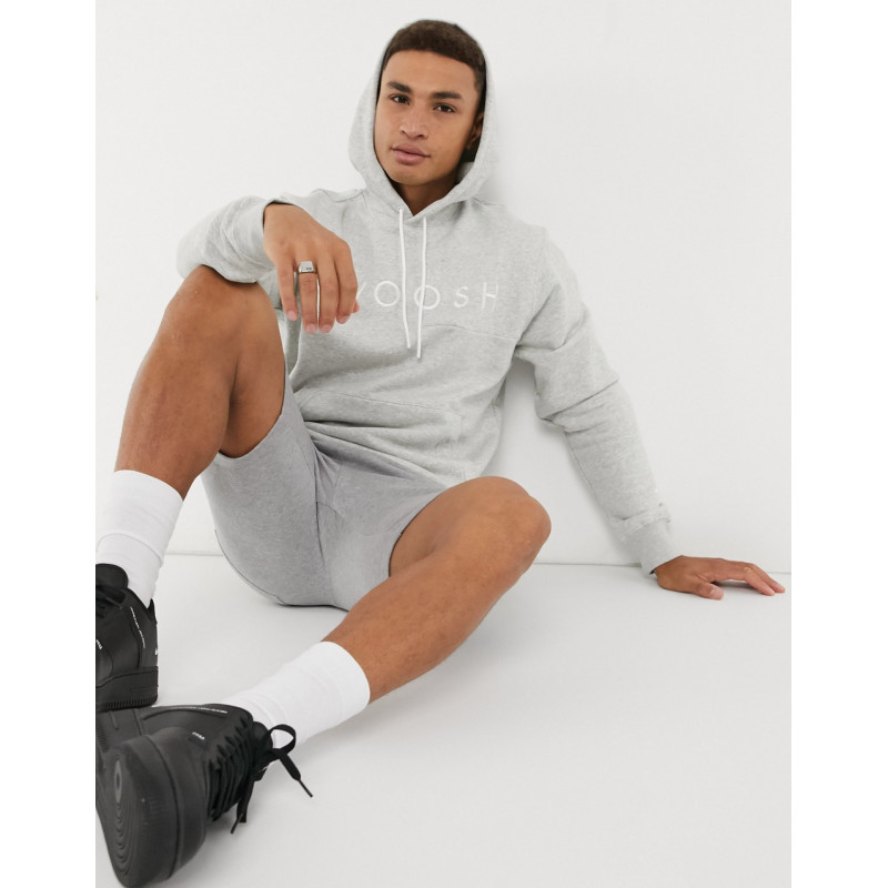 Nike Swoosh hoodie in grey