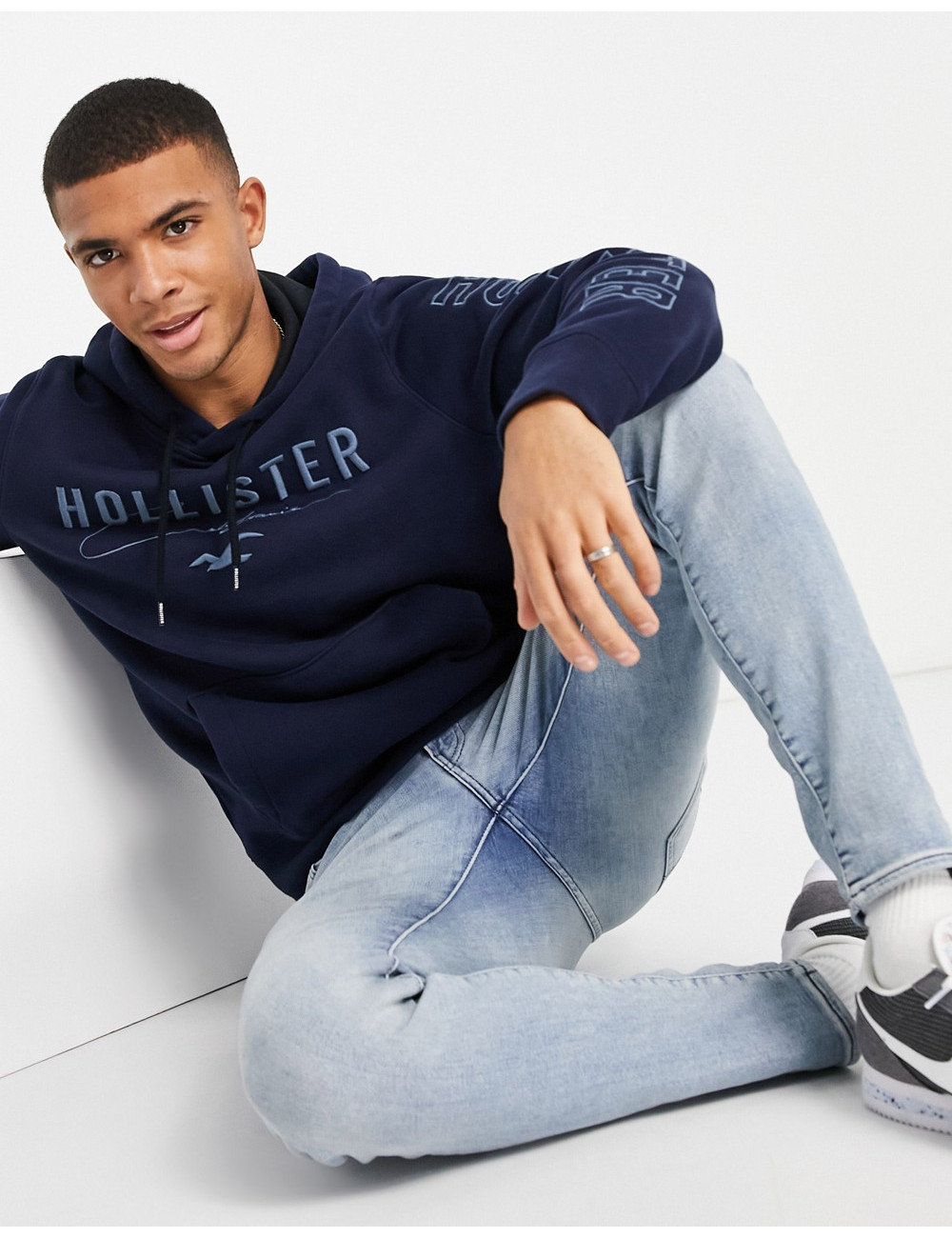 Hollister chest and sleeve...