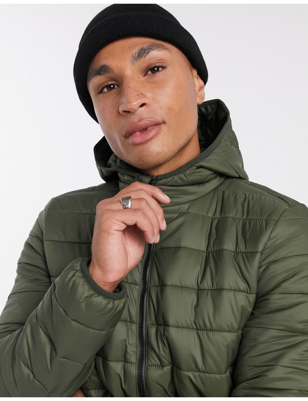New Look hooded puffer...