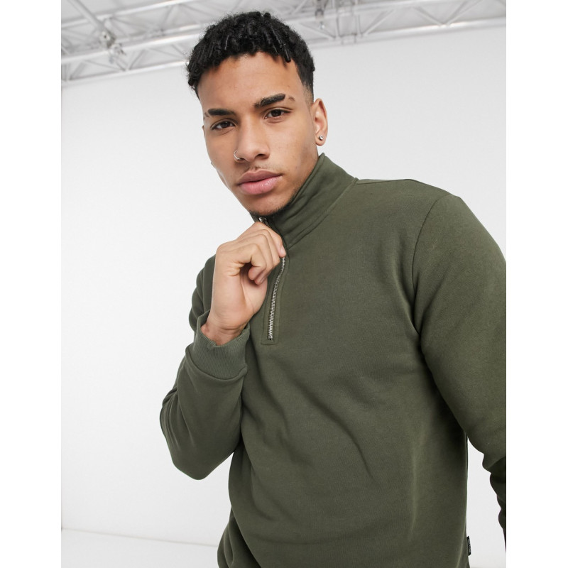Only & Sons 1/4 zip sweat...