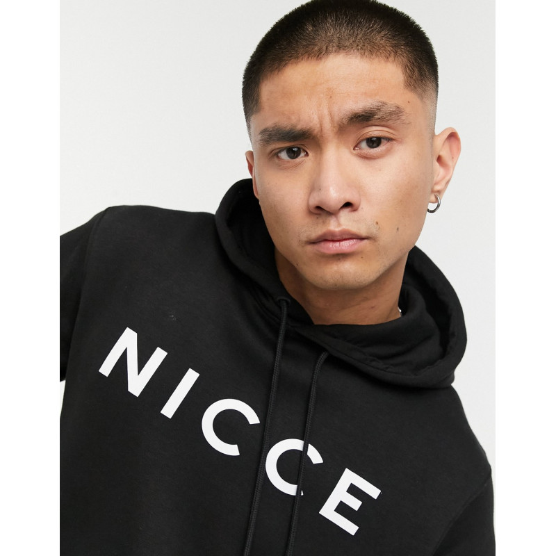 Nicce hoodie in black with...