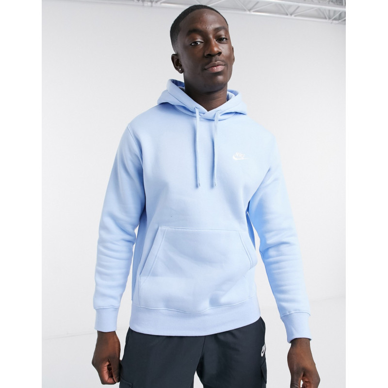 Nike Club hoodie in pale blue