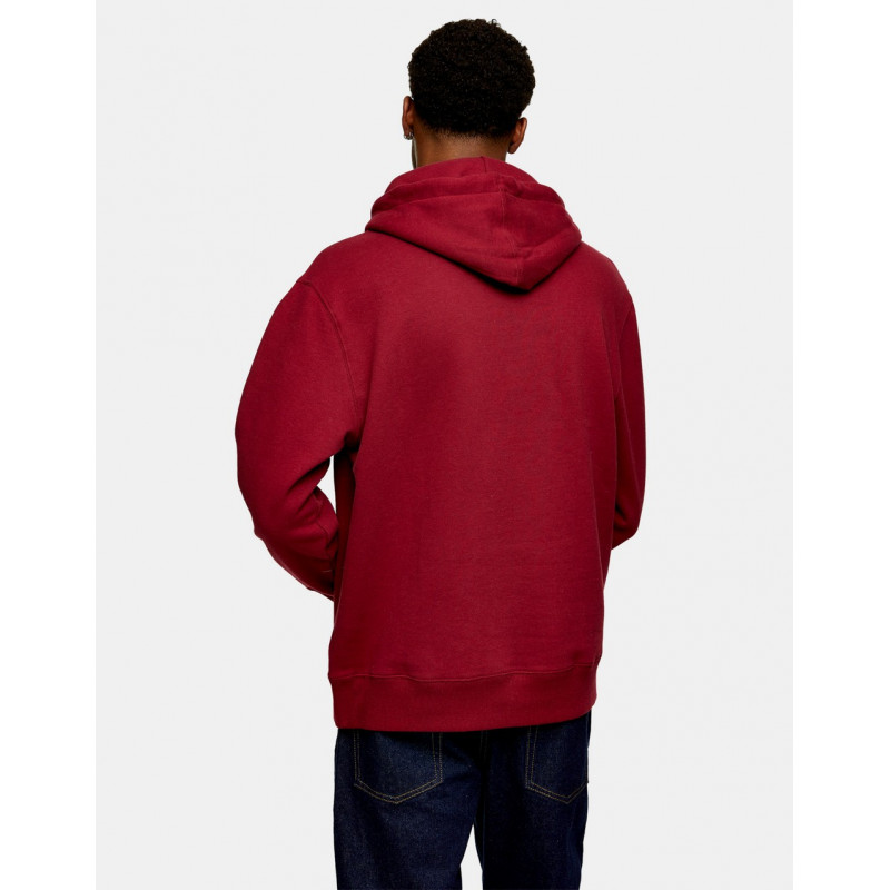 Topman hoodie in red