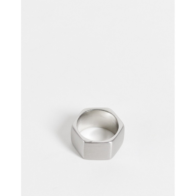 ASOS DESIGN band ring with...