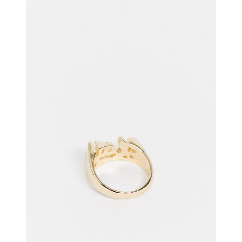ASOS DESIGN ring with slay...
