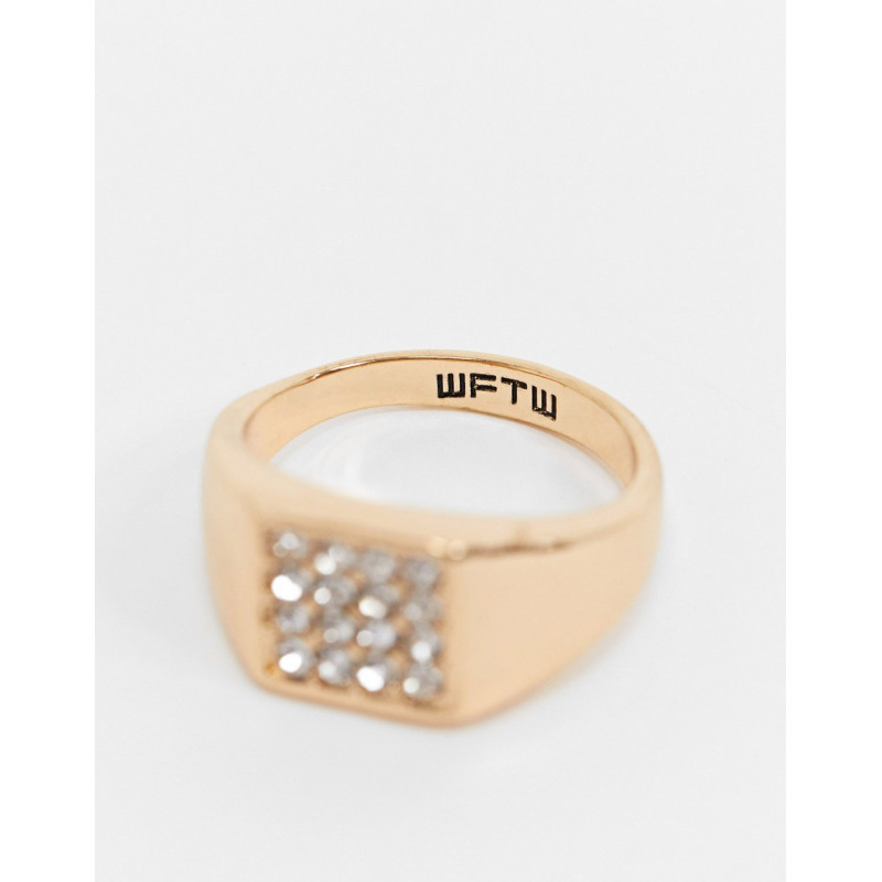 WFTW signet ring in gold...