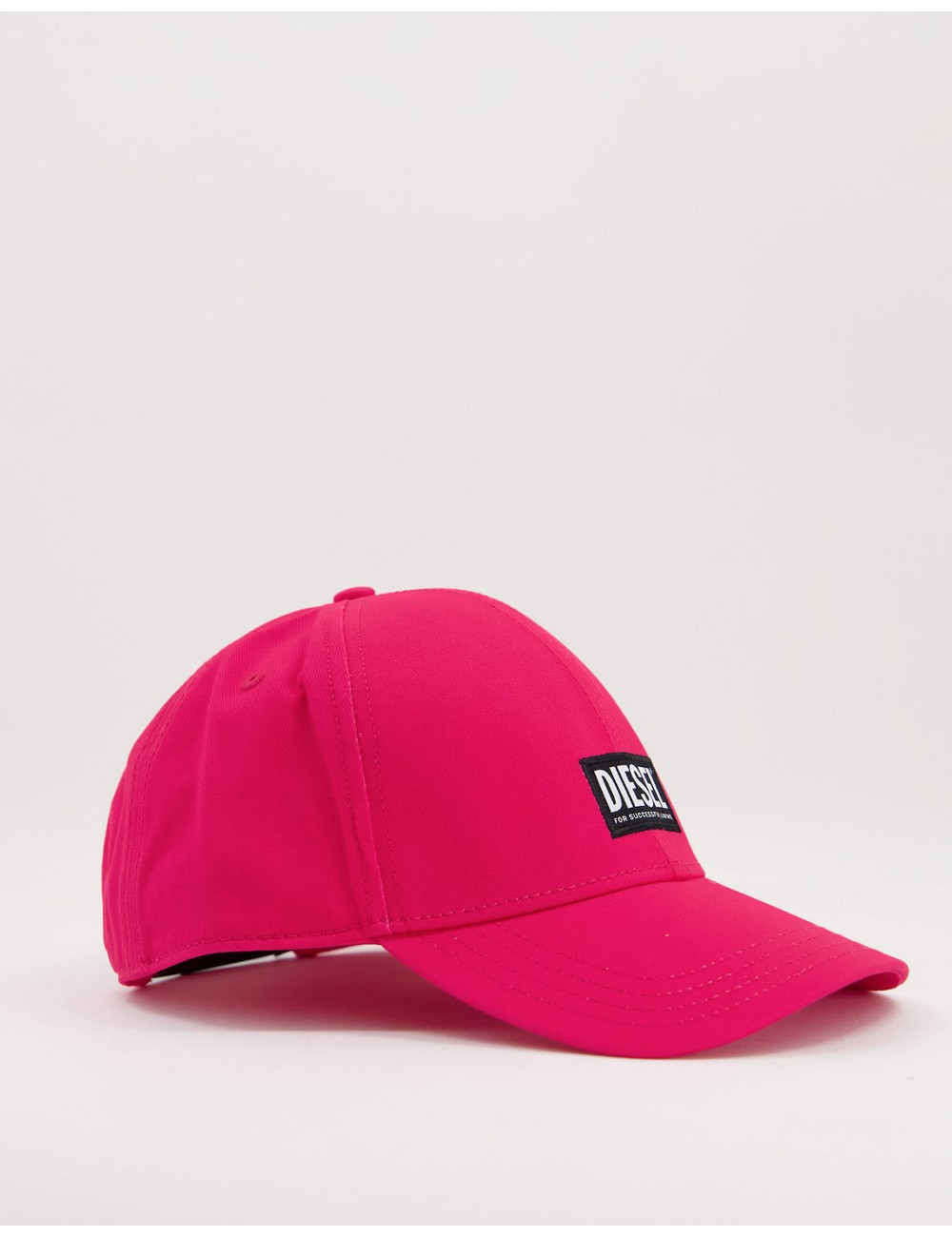 Diesel core logo cap in pink