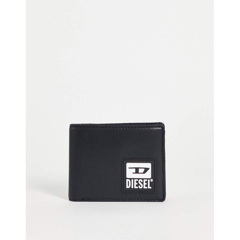 Diesel logo wallet in black